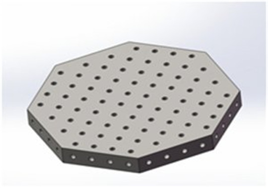 三维八角钢件平台