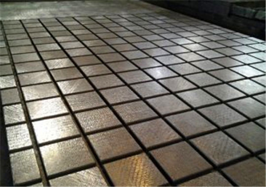 双向开槽铸铁平板